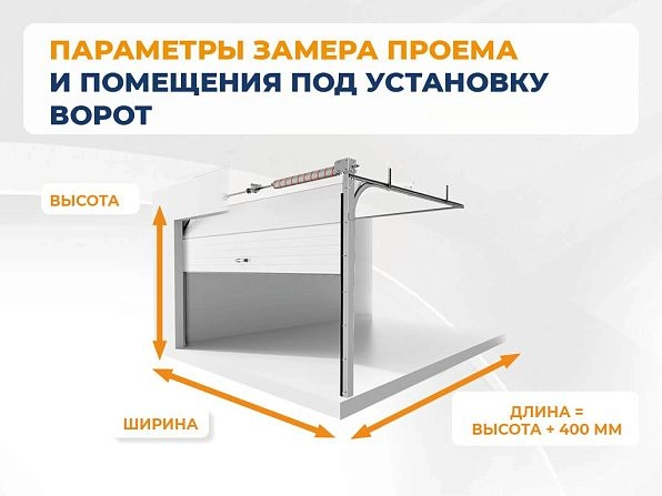 Секционные ворота 2500х2050 мм белые DoorHan rsd02, 